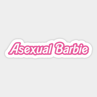 asexual barbie Sticker